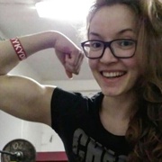 Teen muscle girl Fitness girl Adele